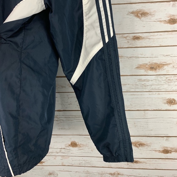 Adidas Hooded Jacket Black Zip Front Sz XL - Picture 6 of 9